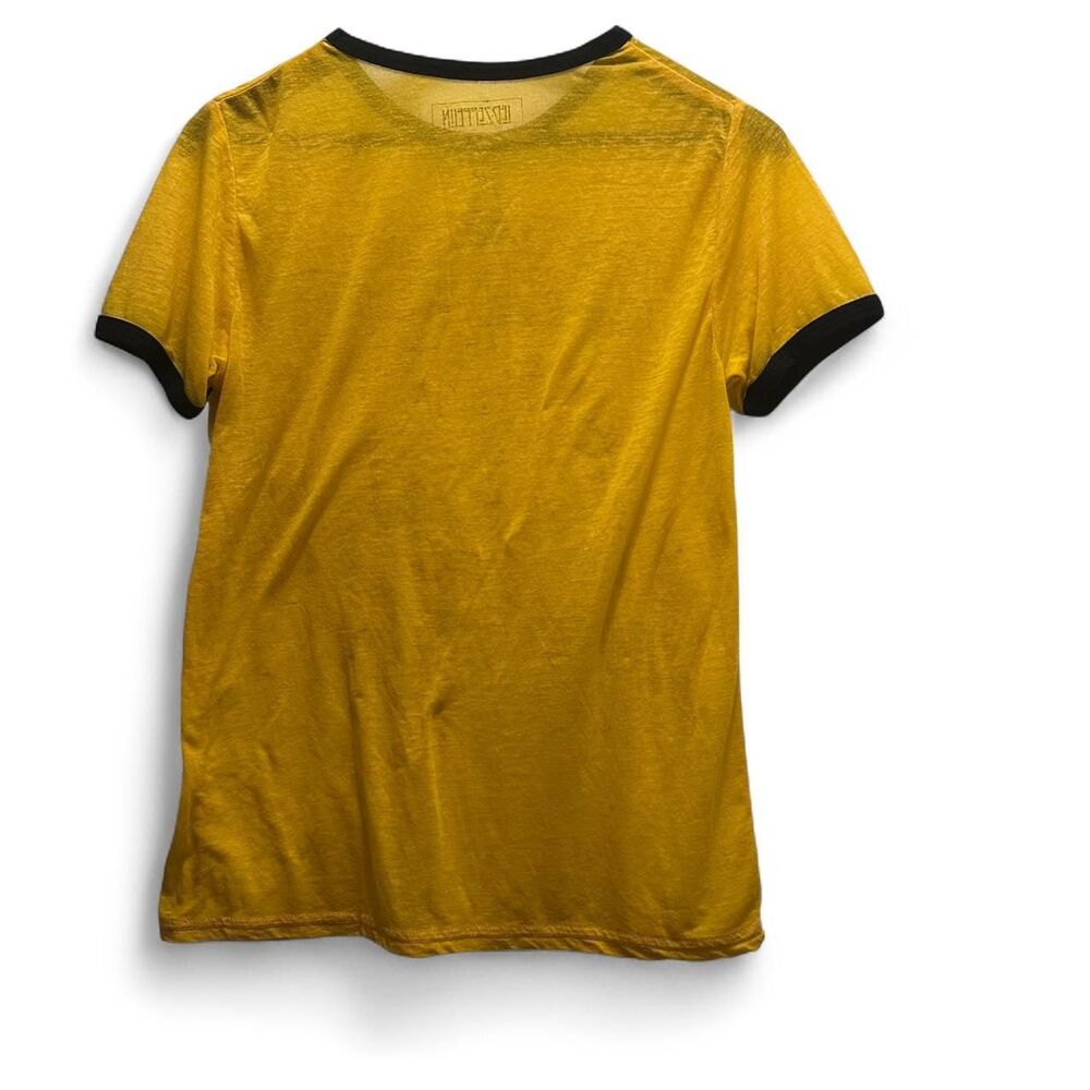 Led Zeppelin 1977 US Tour Ringer Band Merch Sheer Burnout Retro Festival Women L - Picture 7 of 8